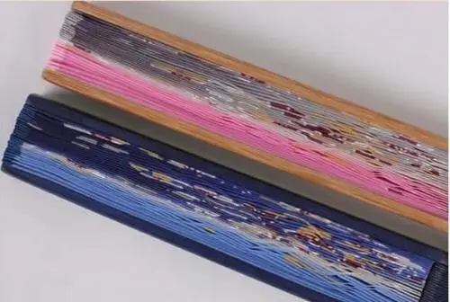 Abanico de flores de cerezo de seda japonesa, abanico de mano plegable Sakura, fiesta de baile de boda, 1-12 colores - imagen 4