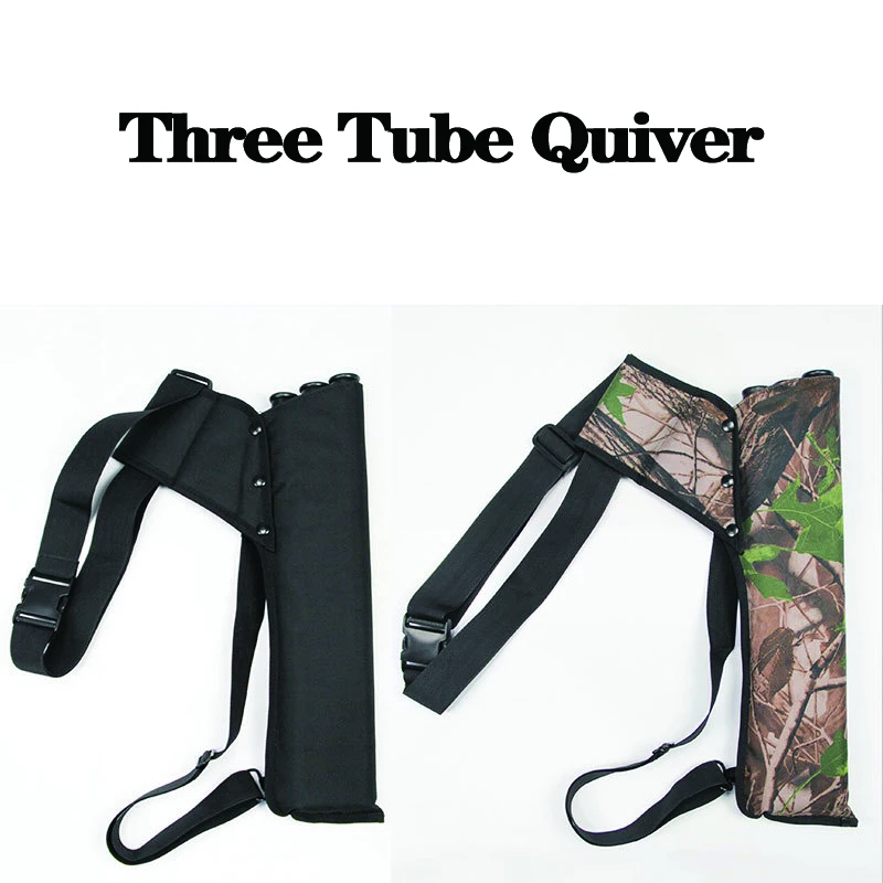 Bolsa de tiro con arco de tela Oxford, 49x14cm, bolso de hombro individual de 3 puntos, accesorios de caza - imagen 3