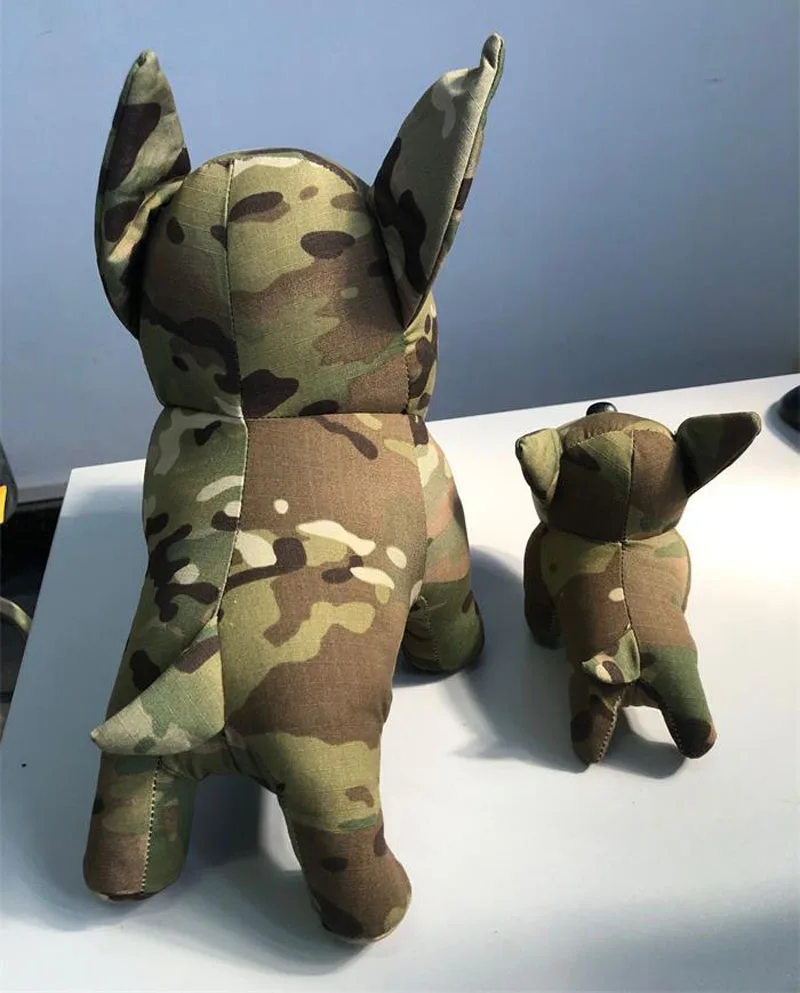 TMC-Muñeca de perro de camuflaje para fanáticos tácticos, almohada de sujeción para mascotas, muñeca para cachorros - imagen 5