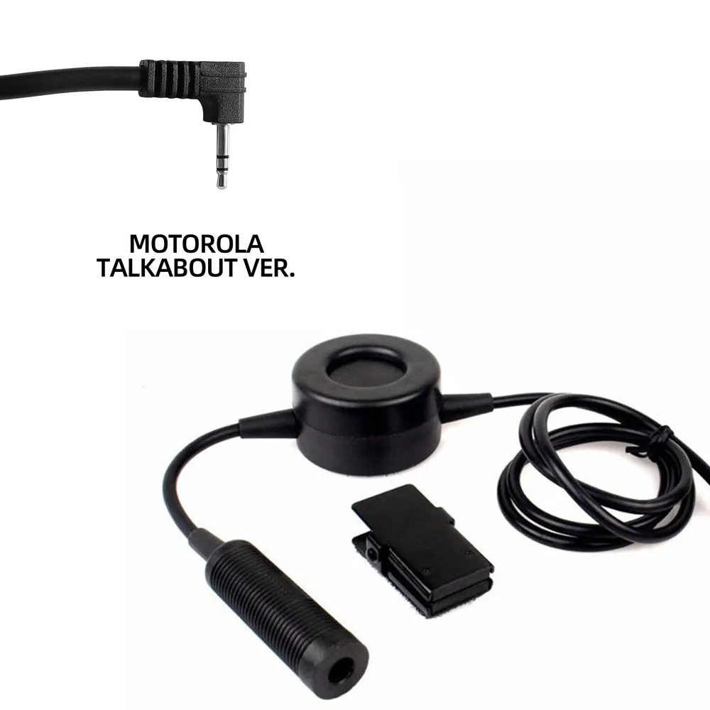 Adaptador de auriculares táctico PTT TCI PTT, adecuado para walkie-talkie, reducción de ruido, auriculares de tiro de caza - imagen 5