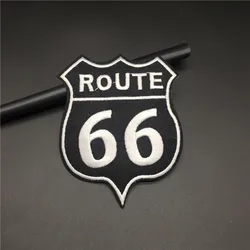 Parche Route 66 bordado termoadhesivo MOLLE para chaleco táctico