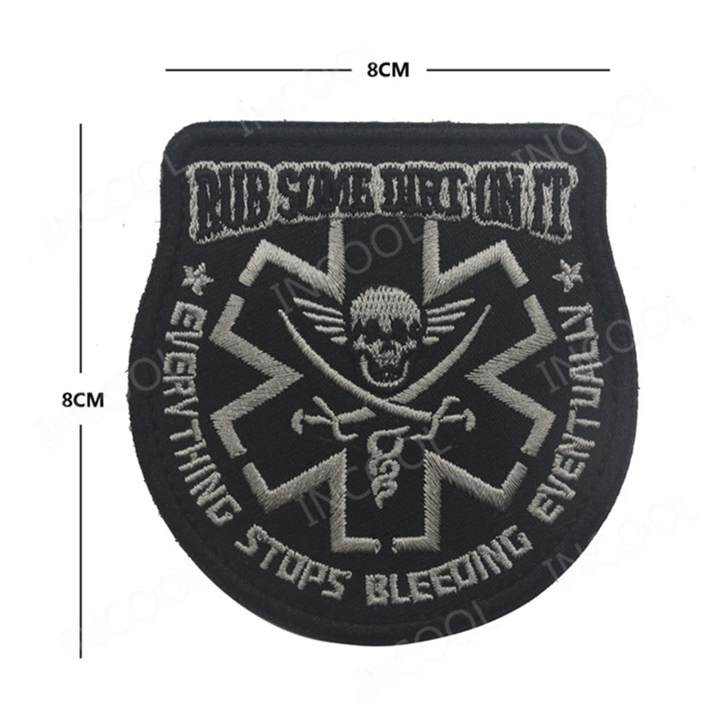 27 Embroidered8X8 CM