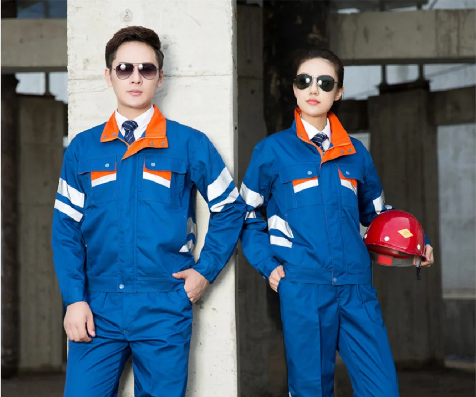 Hola visión Monos reflectantes administración de carretera construcción rescate en carretera jardín uniformes municipales trajes de trabajo de saneamiento - imagen 5