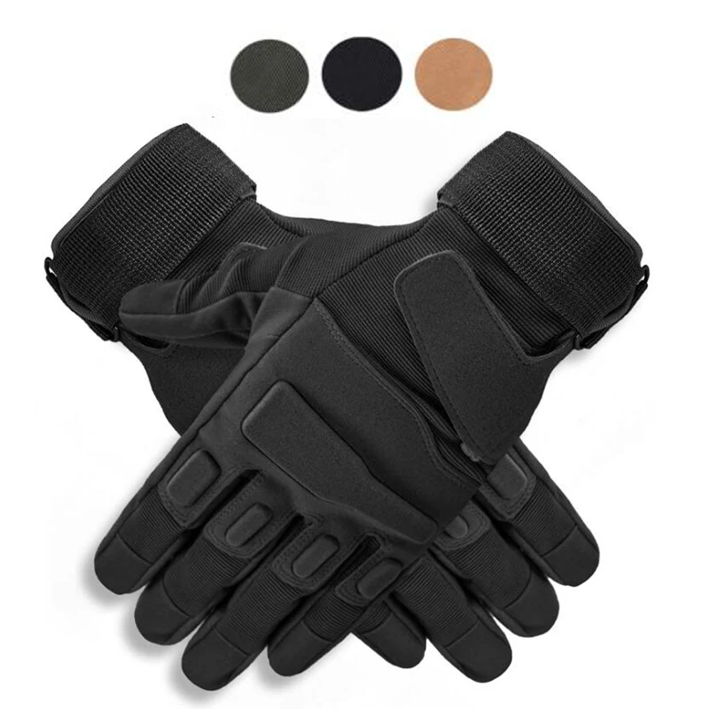 Guantes tácticos para hombre, manoplas antideslizantes de dedo completo para deportes al aire libre, aventura, montañismo, ciclismo - imagen 2