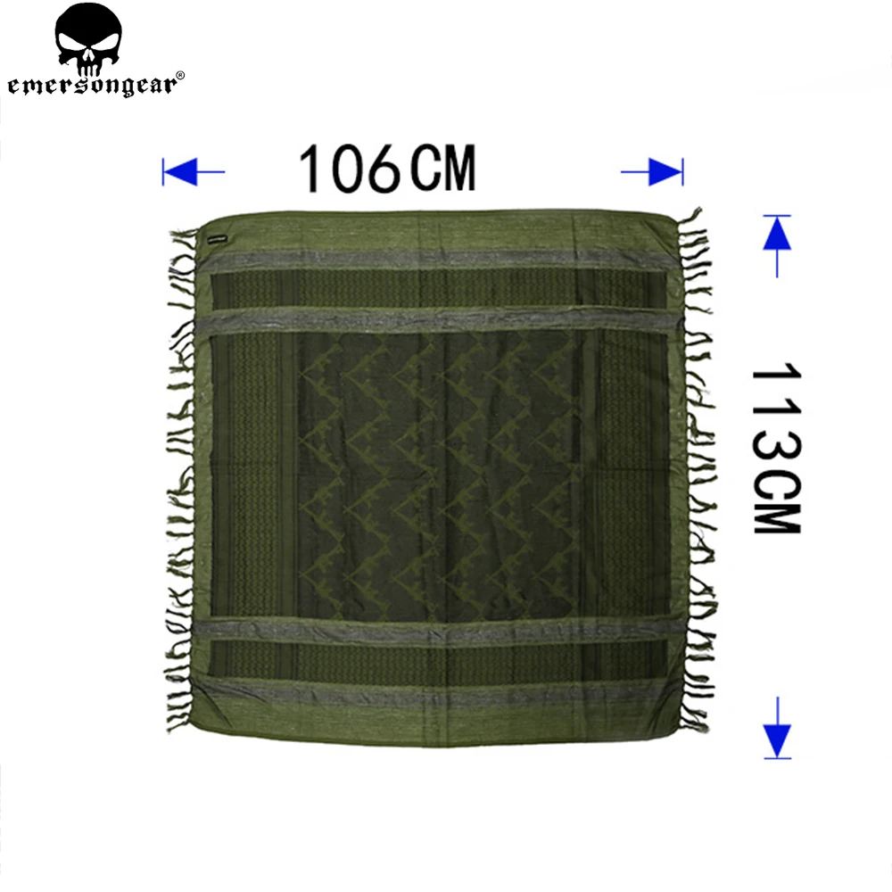 EMERSON-bufanda árabe táctica, accesorios de ropa de caza, bufanda para el desierto, chal cuadrado para exteriores - imagen 3