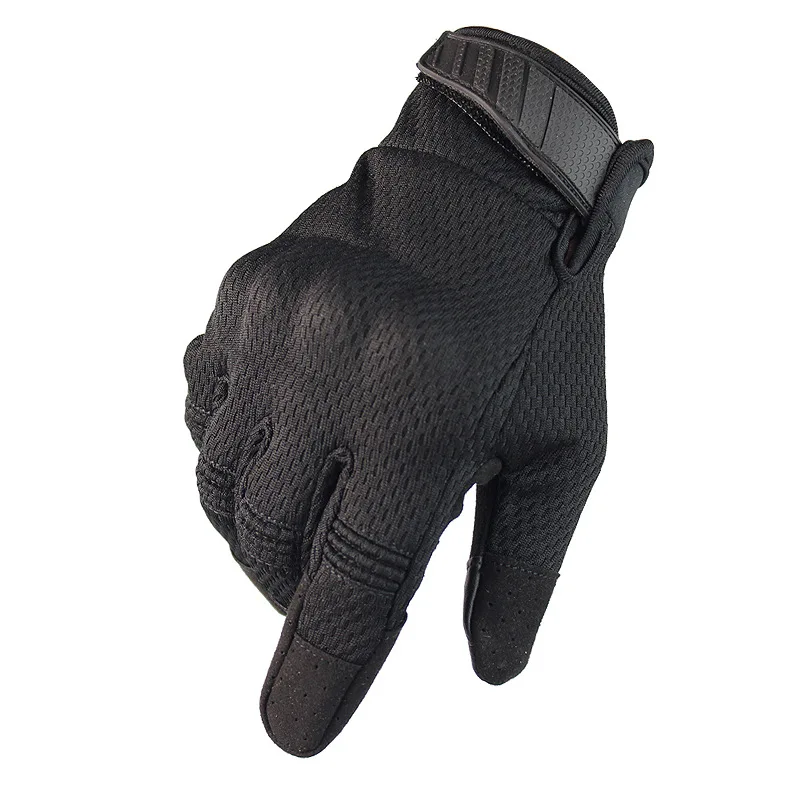 Guantes tácticos Airsoft para disparar Paintball, guantes con dedos completos para hombres, caza, antideslizantes, senderismo, gimnasio, guantes para pantalla táctil - imagen 5