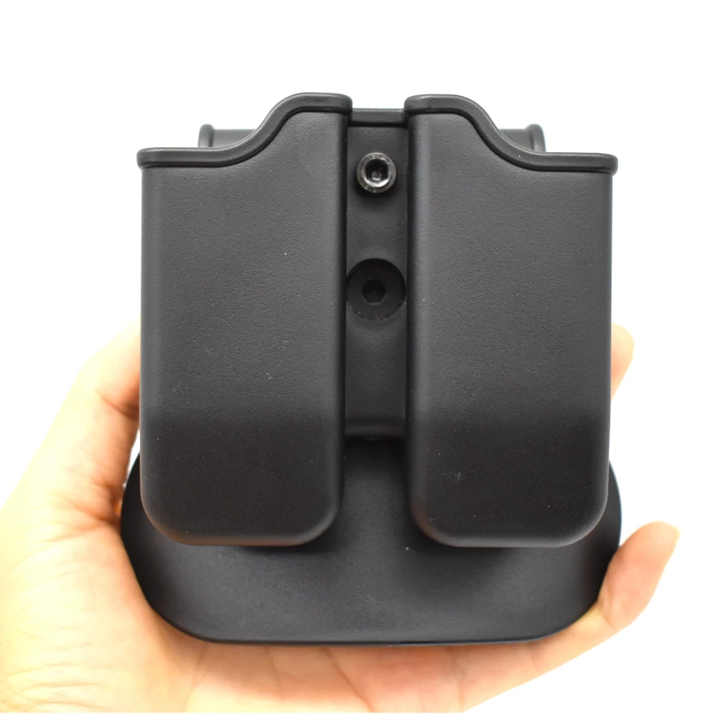Bolsa táctica IMI doble para revistas, soporte magnético rápido para GL17 M9 PX4, accesorios para armas de caza - imagen 2