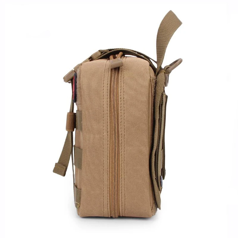 Bolsa Molle de nailon para caza, Kit de primeros auxilios de viaje al aire libre, bolsa médica táctica, paquete de cintura para acampar, escalada, bicicleta, senderismo, bolsa deportiva - imagen 5