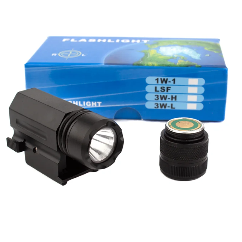 Linterna de mira láser con mira láser de punto rojo verde apta para riel de 20 mm - imagen 4