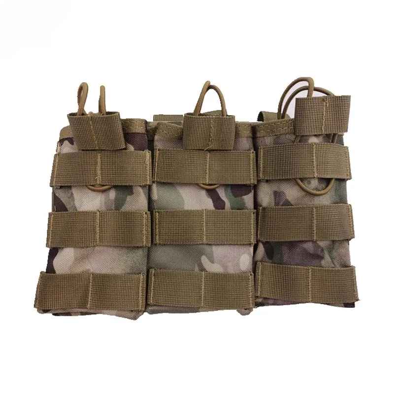 Bolsa para revistas con tapa abierta de nailon 1000D, bolsa para cartuchos triples, bolsa para chaleco de caza, accesorios - imagen 5