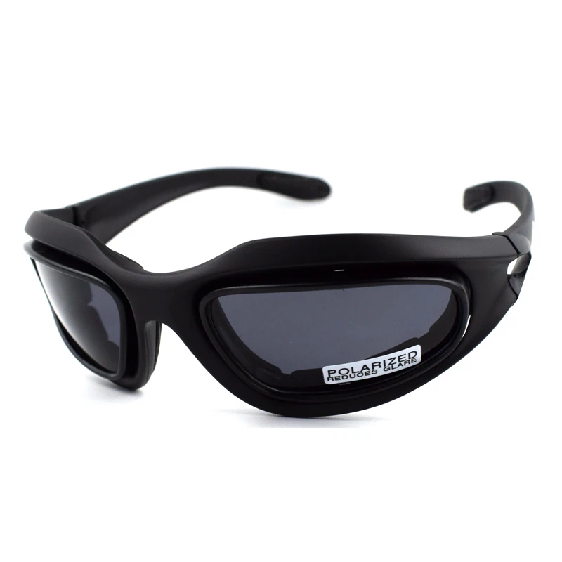 Gafas universales para motocicleta, gafas de sol polarizadas para protección ocular, gafas de Moto a prueba de viento UV400, lentes transparentes antiniebla - imagen 4