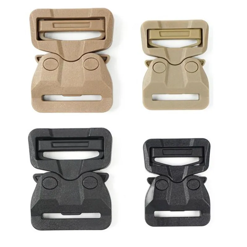 Hebilla de liberación rápida nylon BK 38/25 mm para MOLLE