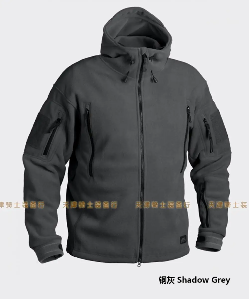 Chaqueta polar táctica de doble cara, Superfina, con capucha y gruesa - imagen 4