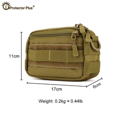 Protection Plus – Bolsa táctica impermeable hombro camuflaje