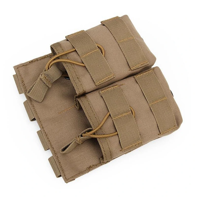 Bolsas de doble Triple Clip Molle para exteriores, conjunto táctico de equipo Airsoft, para caza, 7,62 - imagen 4