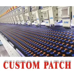 Parches bordados personalizados termoadhesivos para ropa táctica