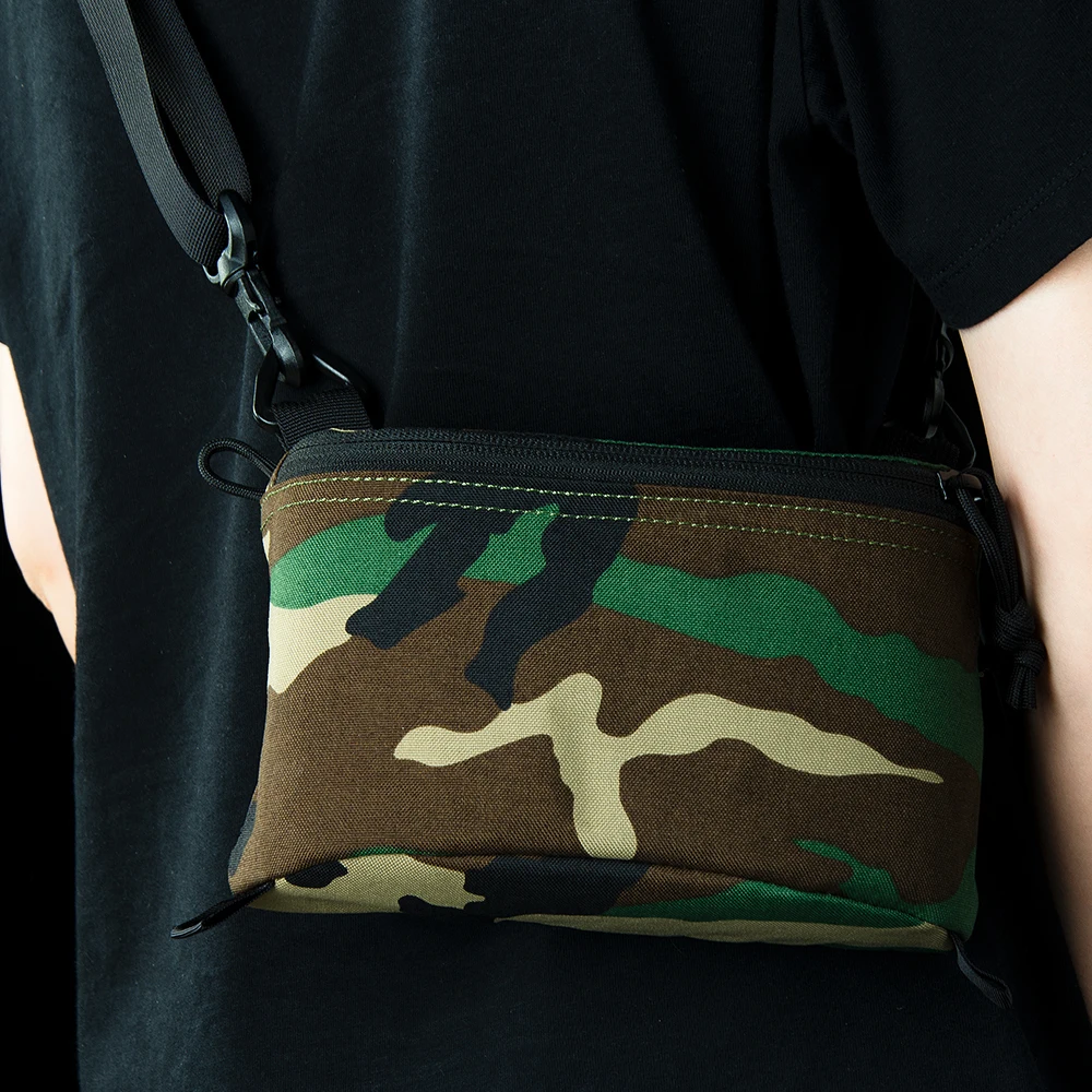 Riñonera táctica ultradelgada para hombre, bolso ligero EDC cruzado para hombro y cintura, regalo para viaje, ropa deportiva al aire libre - imagen 5