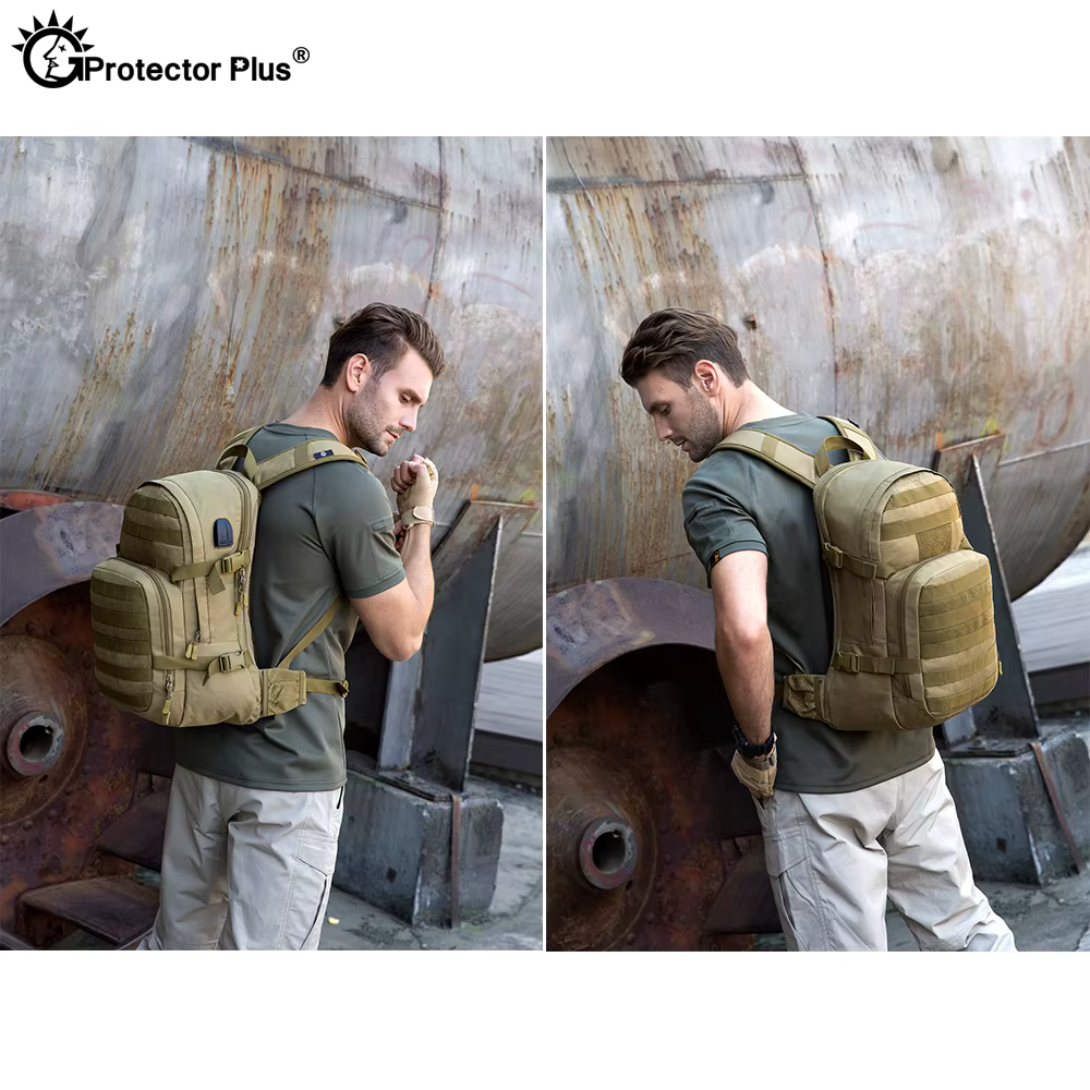 Protector Plus – Mochila táctica outdoor 25L con bolsa de agua 2.5L - imagen 2