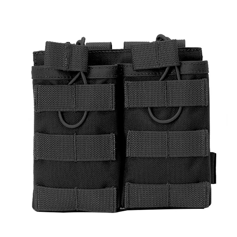 Bolsa táctica MOLLE de dos unidades, accesorio para chaleco, bolsa colgante, ventilador del ejército de caza al aire libre, caja de munición de almacenamiento multifunción - imagen 2