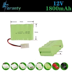 Batería recargable NiMH 12V 1800mAh para coche radiocontrol