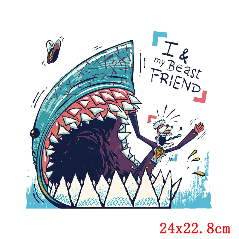 Parches de transferencia de hierro para ropa, apliques de motociclista, camiseta, transferencia de calor, pegatinas térmicas, músculos, Shar, Pei, perro - imagen 5