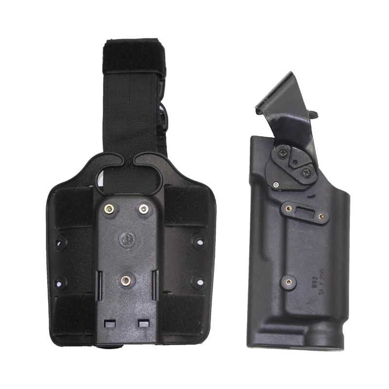 Funda de pierna para caza, linterna, Airsoft, Paintball, Rifle, pistola, muslo, para M9 92 96 - imagen 3