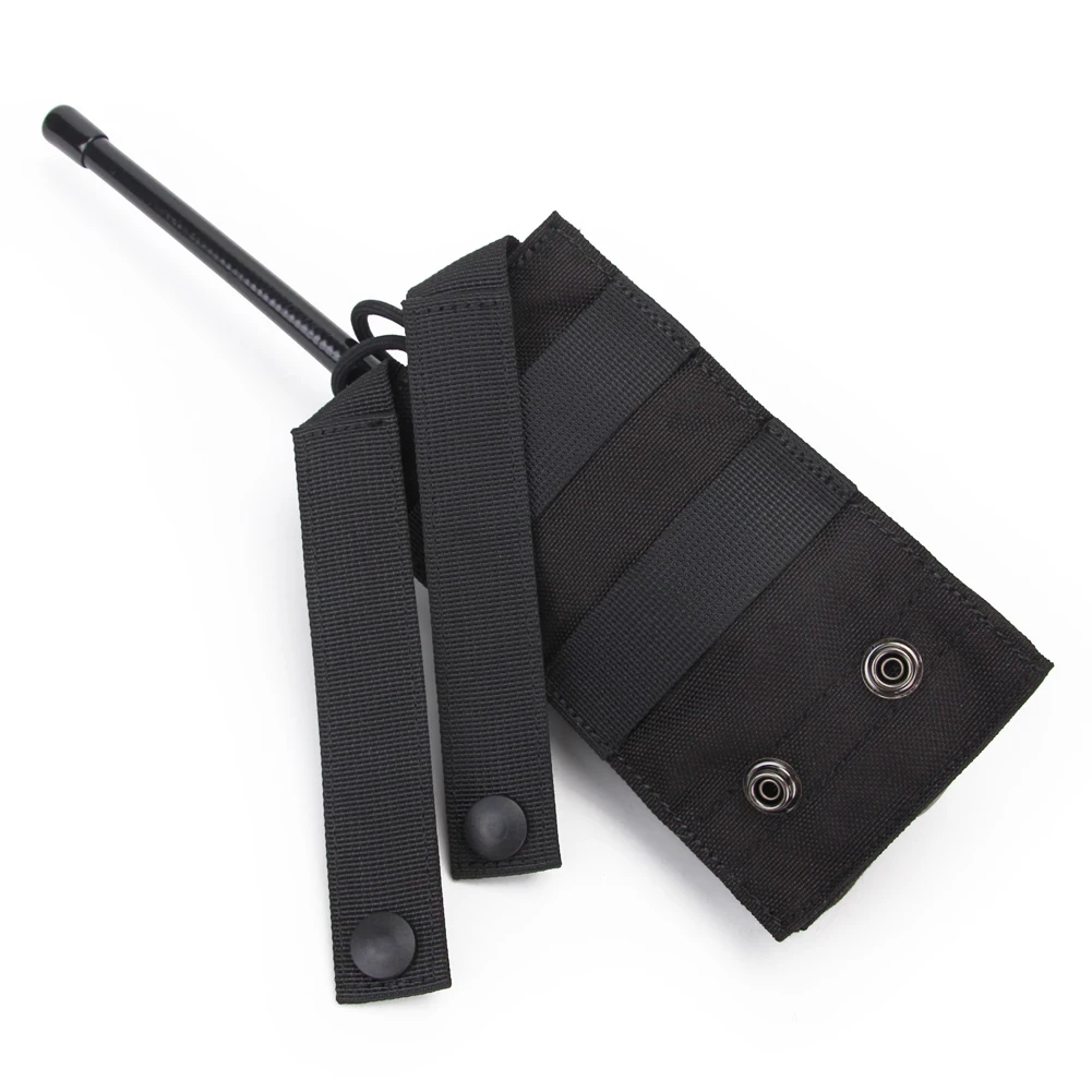 Soporte táctico para Radio Molle, funda de alta resistencia para Walkie Talkies, almacenamiento ajustable, 1 paquete de parche - imagen 4