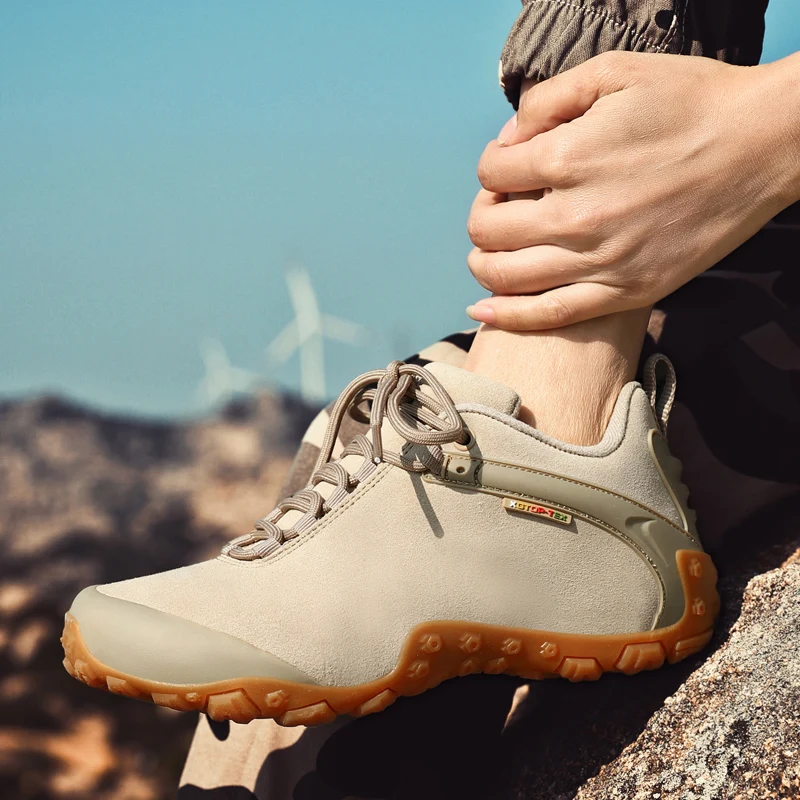 XIANG GUAN Botas de senderismo invierno impermeables térmicas - imagen 4