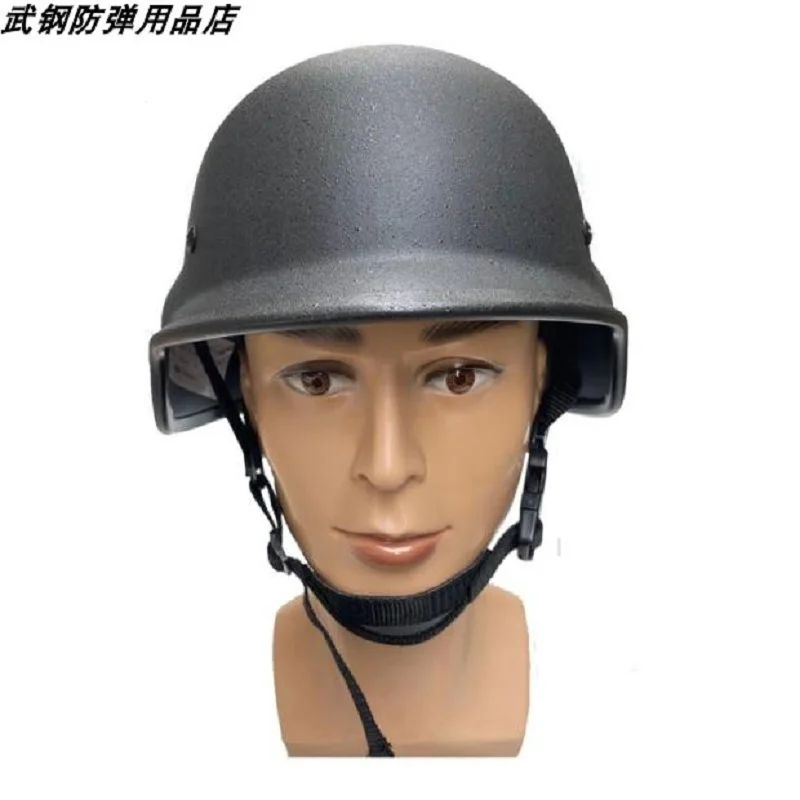 Casco de acero M88, balístico táctico para exteriores, equipo de campo CS, casco de batalla, casco antidisturbios negro - imagen 2