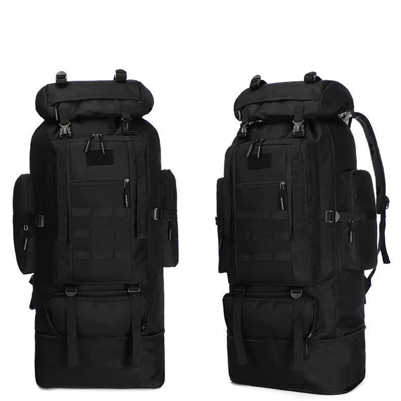 Bolsa de gran capacidad de 100L, bolsa táctica escalable para montañismo, impermeable, Montañismo al aire libre, Camping, caza, mochila grande - imagen 2