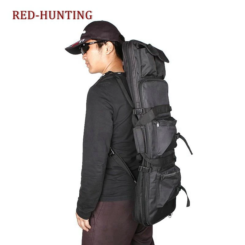 Mochila militar para exteriores, bolsa de transporte para escopeta táctica, caza, tiro, Rifle, soporte de protección, 80CM, 95CM, 115CM - imagen 3