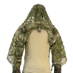 ROCOTACTICAL Traje Ghillie ligero con capucha, camuflaje Airsoft