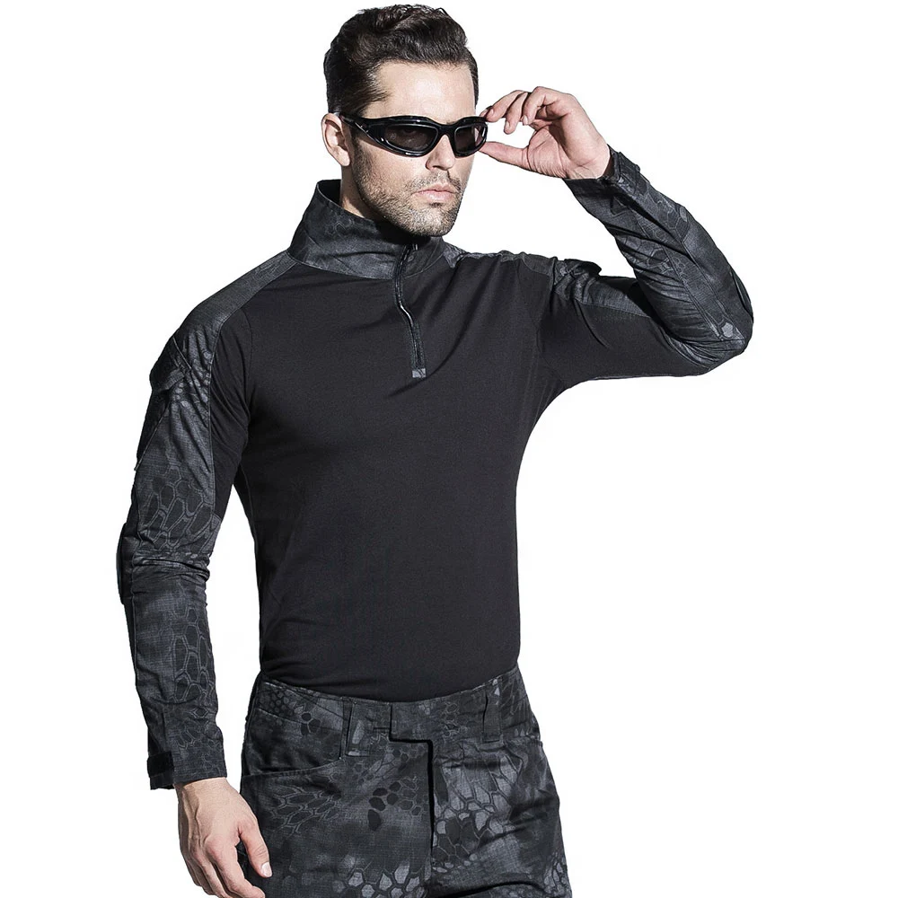 SINAIRSOFT-Conjunto de trajes de camuflaje de caza, uniforme táctico BDU de Paintball para hombres con rodilleras, coderas, traje de entrenamiento de combate - imagen 5