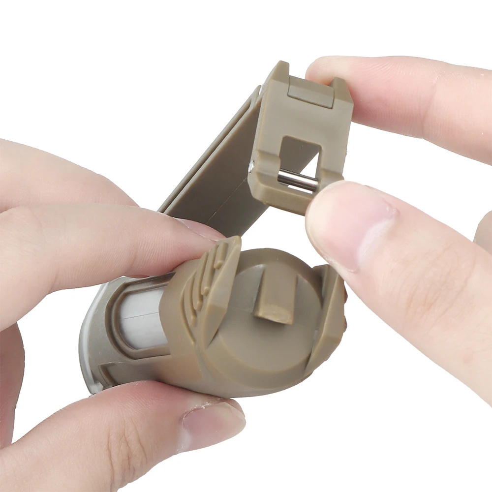 Caja contenedora de almacenamiento de batería táctica, tienda impermeable para CR123 AAA 18650 18350 baterías, accesorios para Paintball Airsoft - imagen 5