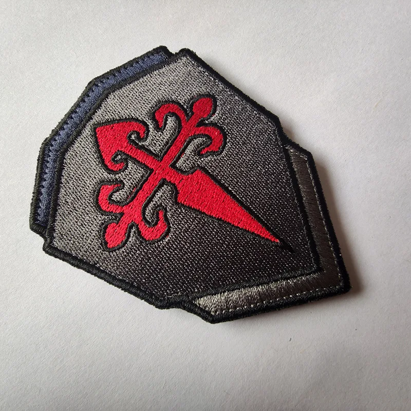 SANTIAGO Cavaliers of Santiago James parche cruzado Camino De Santiago gancho parches tácticos bordados suaves para abrigo personalizado 4,6 - imagen 5