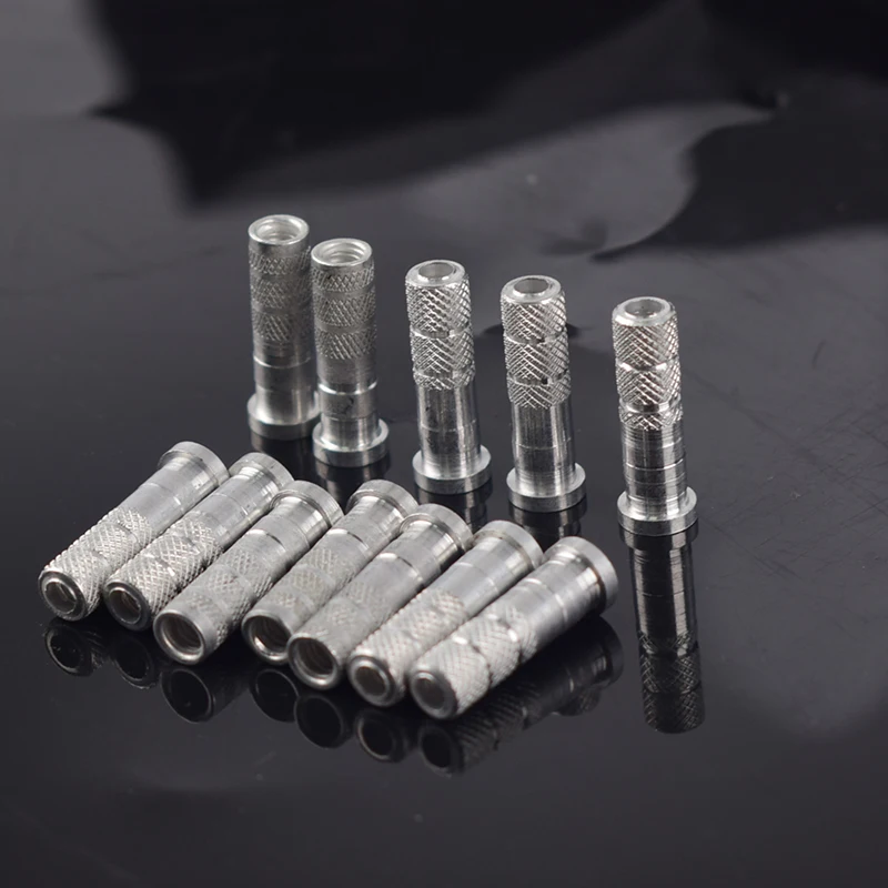 Flecha de aluminio para tiro con arco, 10 piezas, ID de inserción, 6,2mm OD, 7,6mm, arco compuesto, bricolaje - imagen 5