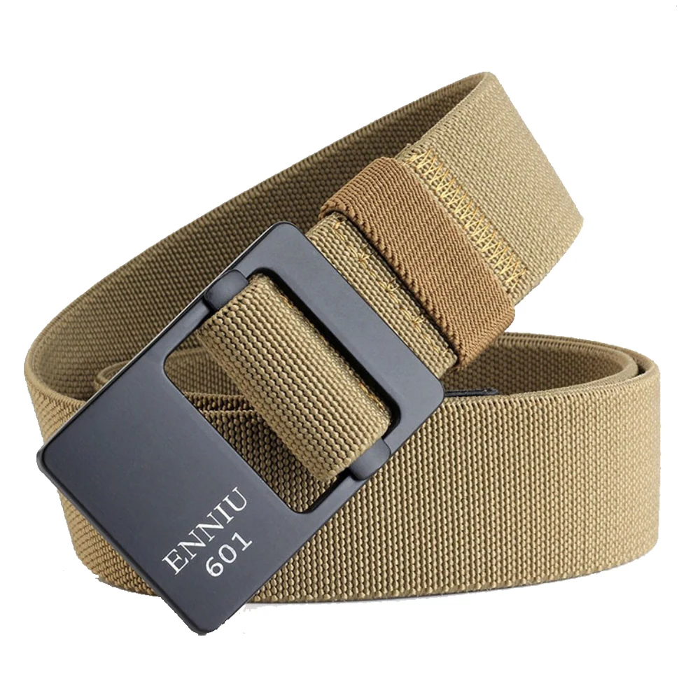 Cinturón táctico de nailon para deportes al aire libre para hombre, protección de cintura elástica militar Airsoft, correas duraderas, accesorios de caza