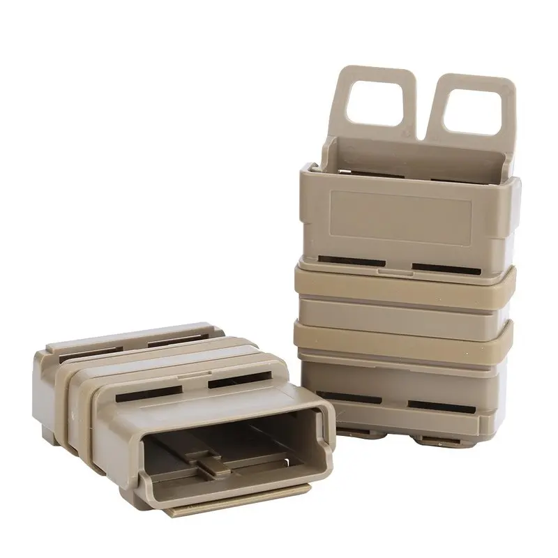 FMA Airsoft Rifle 5,56 Mag M4 revista de fijación rápida bolsa táctica sistema Molle cartucho de carcasa dura para caza - imagen 3