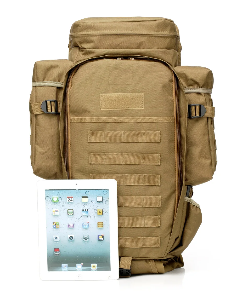 Mochila combinada de fuerzas especiales de camuflaje rusa de 65L, mochila de ataque táctico, equipo táctico de caza y acampada - imagen 3