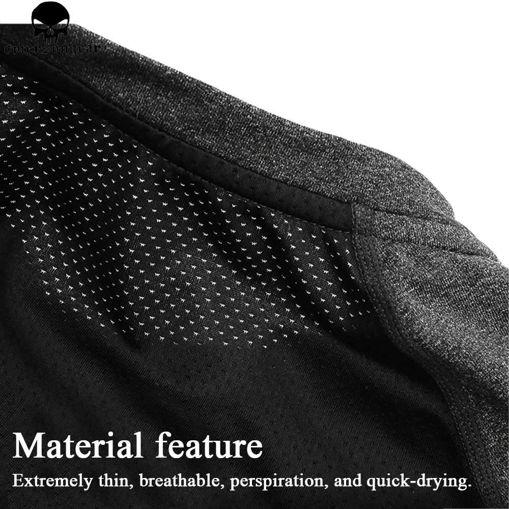 EMERSON-Camiseta deportiva de secado rápido, Camiseta deportiva táctica Airsoft, ropa de caza, capa EM9425 - imagen 5