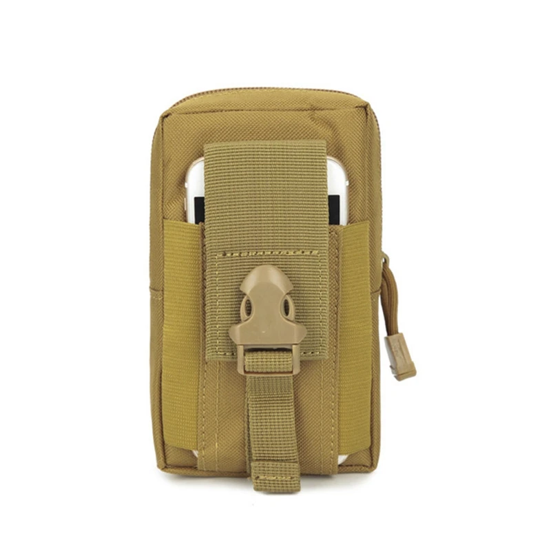 Pistolera táctica Molle para teléfono móvil, cinturón para Smartphone, paquete de correa, bolsa pequeña militar, Mini bolsa de cintura para iPhone 12ProMax - imagen 3