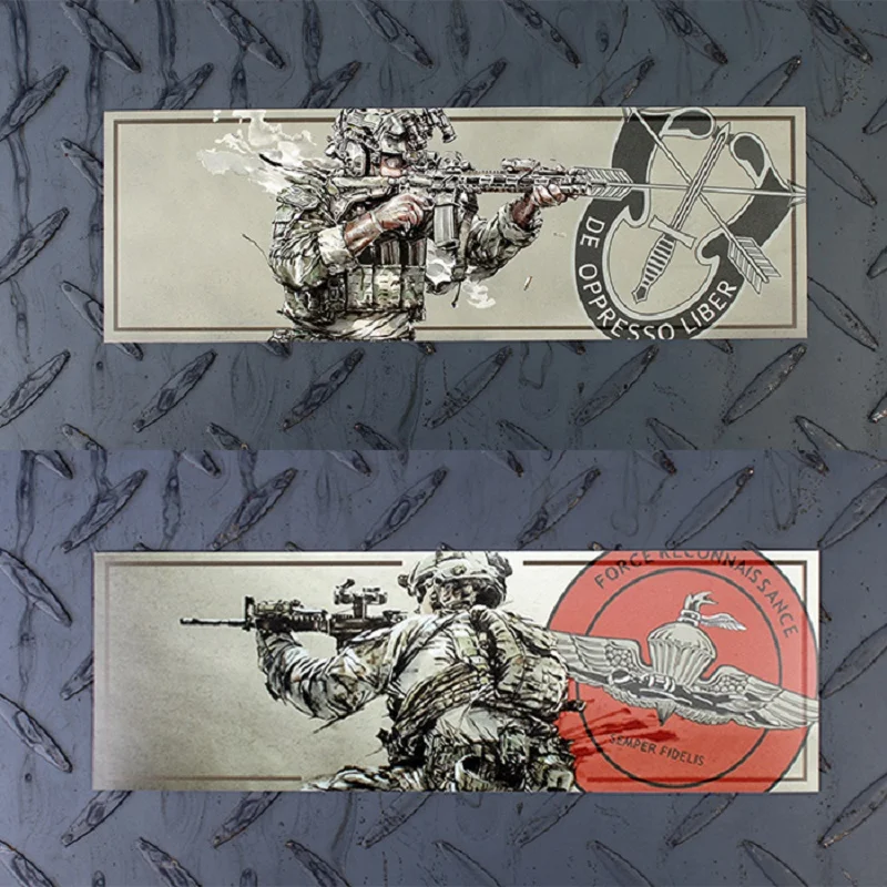 Pegatinas De las fuerzas especiales De opresso Liber USAF, Reino Unido, SAS, Australia, SASR, Canadá, JTF2, Francia, SOF, calcomanía militar DIY - imagen 2
