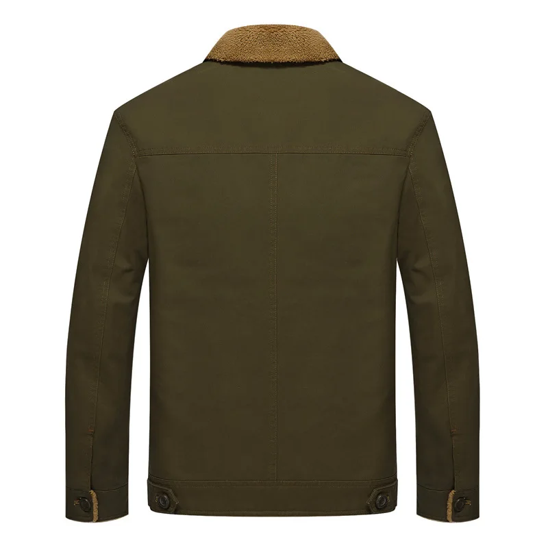 Chaqueta Bomber MA1 Force para hombre, ropa cálida para senderismo, escalada, caza y pesca, abrigo a prueba de viento, Invierno - imagen 4