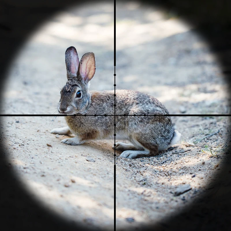 Mira óptica de caza Para Airsoft, visor óptico con montaje en Riel, binoculares, Luneta Para Rifle, telescopio, 4x32 - imagen 3