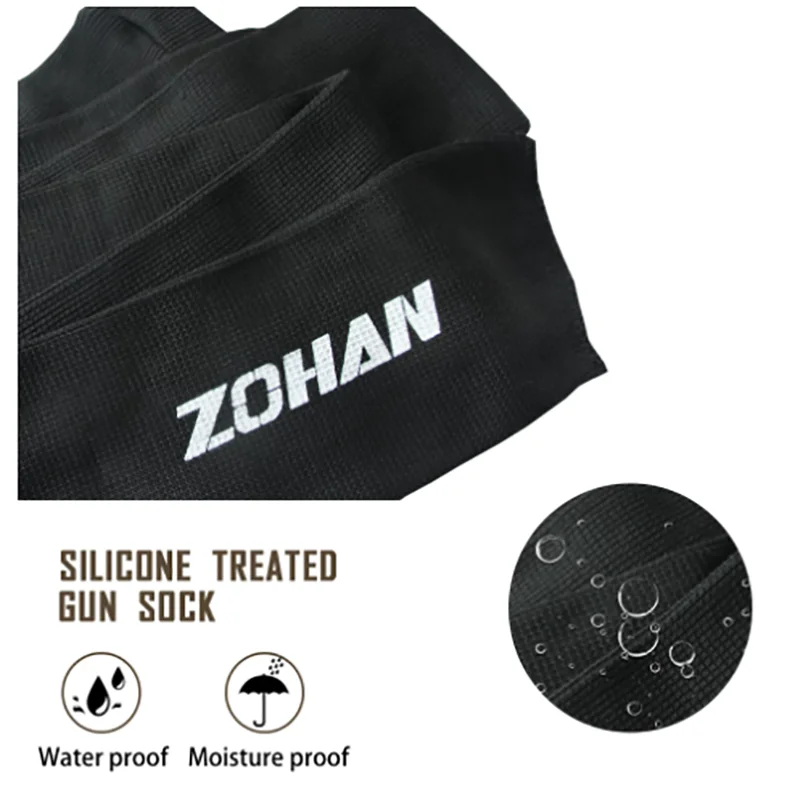 ZOHAN-calcetines para Rifle, funda para Airsoft, cubierta protectora para Rifle largo, escopeta, alcance, caza al aire libre, tiro con correa para el hombro para pistola - imagen 5