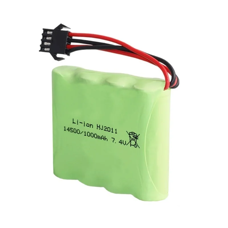 Batería Lipo 7,4 V 1000mAh 2S + cargador para DE36W 1:16RC todoterreno 4WD accesorios de juguete de carreras de deriva de escalada de alta velocidad - imagen 2
