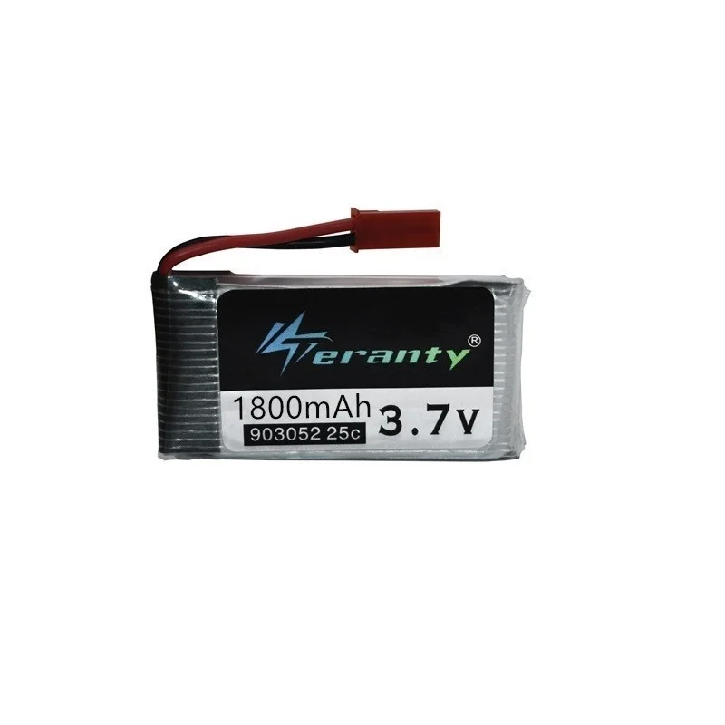 Batería recargable de 3,7 v y 1800mAh para HQ859B, HQ898B, H11D, H11C, T64, T04, T05, F28, F29, T56, T57, 3,7 v, Lipo, enchufe jst - imagen 2