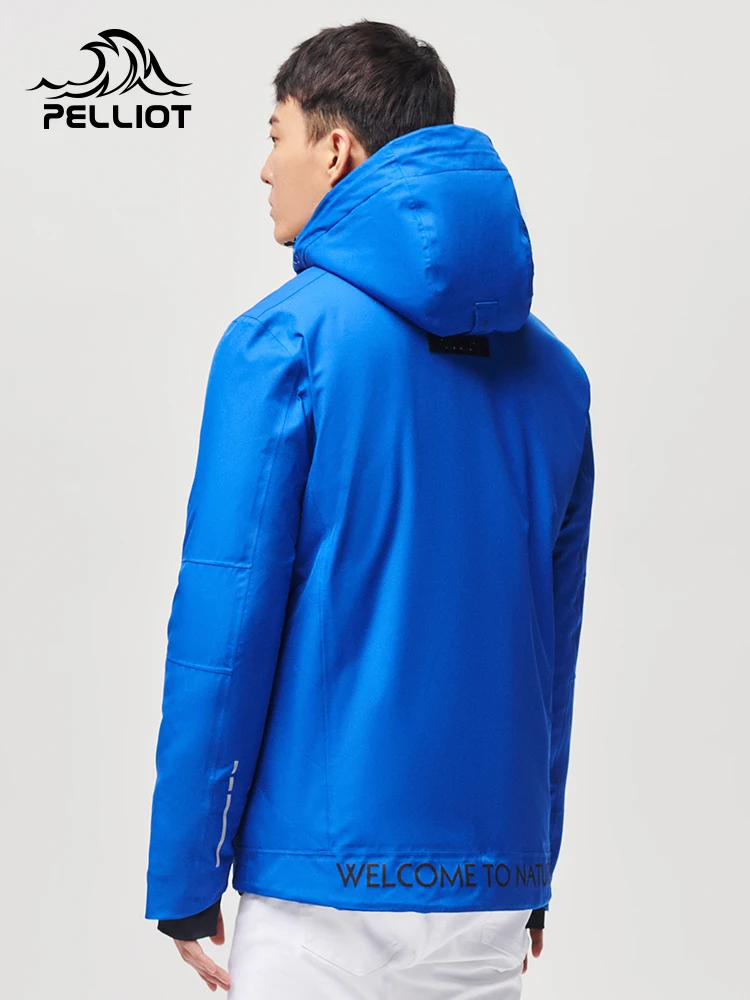 Ploott-traje de esquí impermeable para hombre y mujer, chaqueta térmica transpirable para Snowboard, abrigo para exteriores de montaña, Invierno - imagen 3
