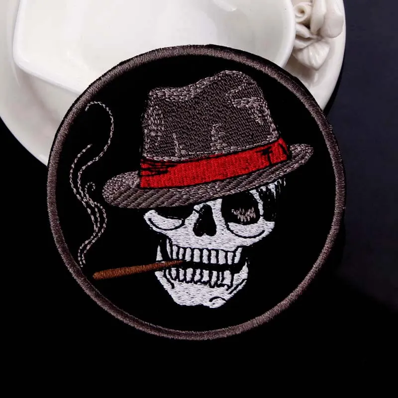 Prajna-Parche Punk de motorista para planchar, parches bordados para ropa, pegatinas de letras, insignia, apliques para ropa - imagen 5