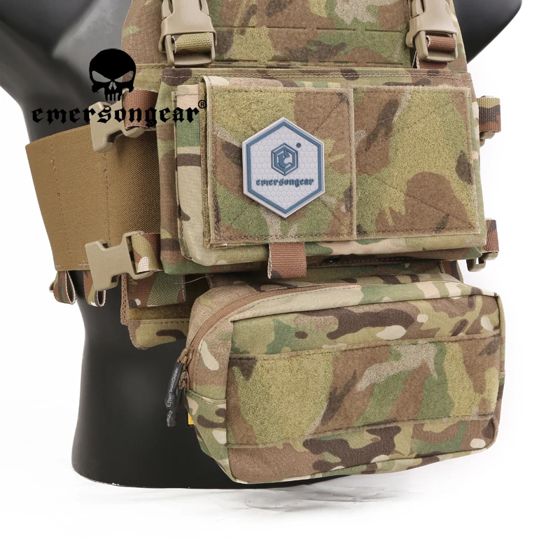 EMERSONGEAR-bolsa de acción táctica, paquete Mag, bolsas de herramientas Magzine, Airsoft, caza, tiro, chaleco al aire libre, Panel, parche de gancho y bucle - imagen 4